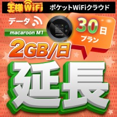 wifi レンタル 延長 2GB / 毎日 30日 無制限 / 高速回線 往復送料無料 Pocket WiFi レンタルwifi ルーター wi-fi 中継器 wifiレンタル ポケットWiFi ポケットWi-Fi 国内 LTE 出張 旅行 入院 一時帰国 テレワーク 在宅 勤務 引越し Macaroon-M1