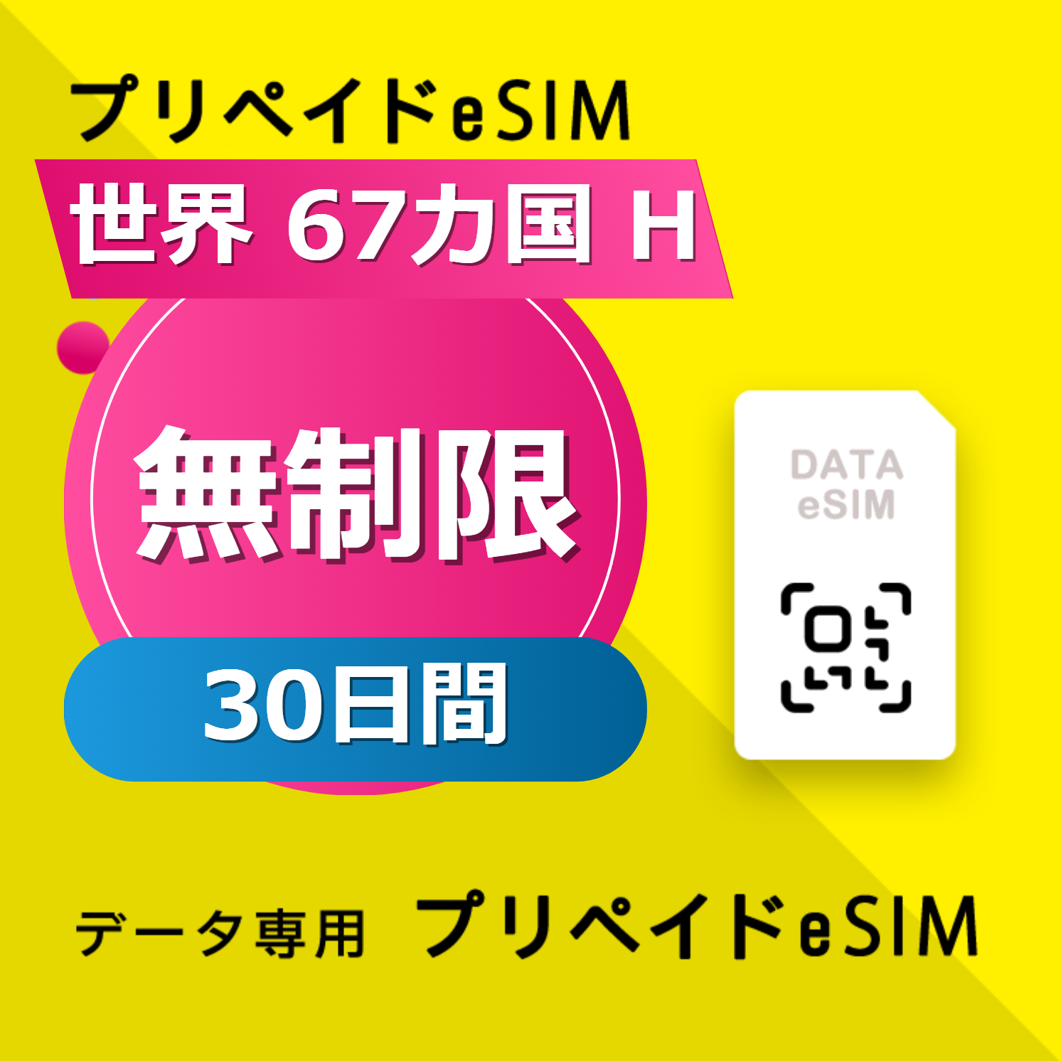 世界 67カ国 H 無制限 / 30日間