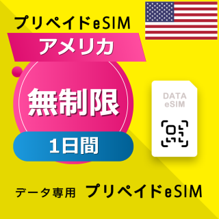 アメリカ 無制限 / 1日間