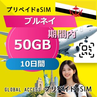 ブルネイ eSIM 50GB 10日間